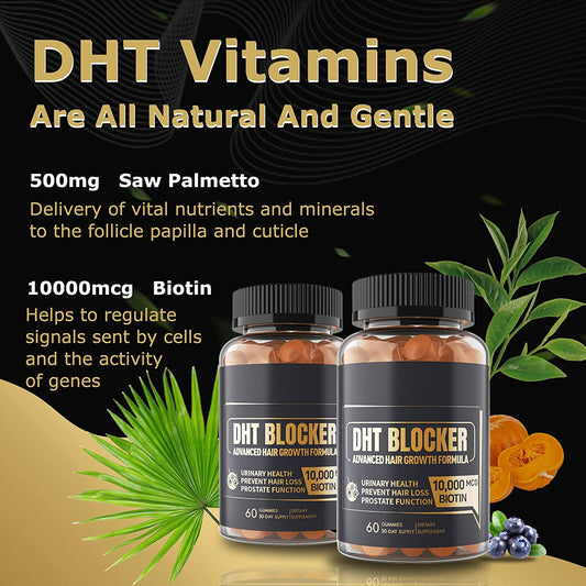 Blocking Agent Soft Candy Hair 60 Capsules DHT Soft Candy