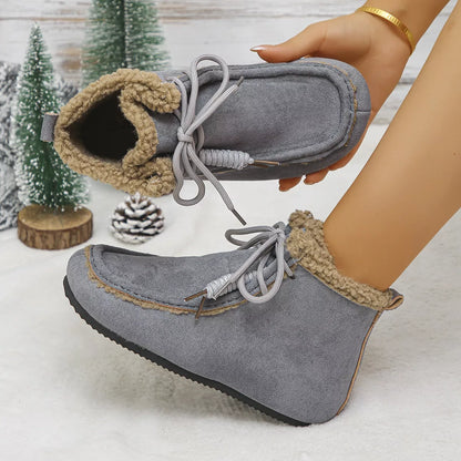 Plush Lined Ankle Boots