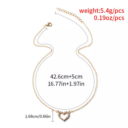 18K Gold-Plated Heart Necklace