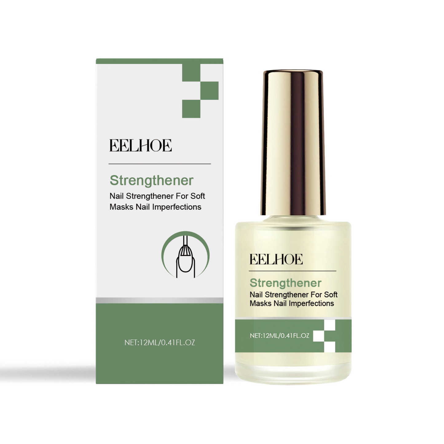 EELHOE Nail Care Solution Strong Repair Nail Surface Moisturizing Clear Gloss Smooth Nail Care Oil
