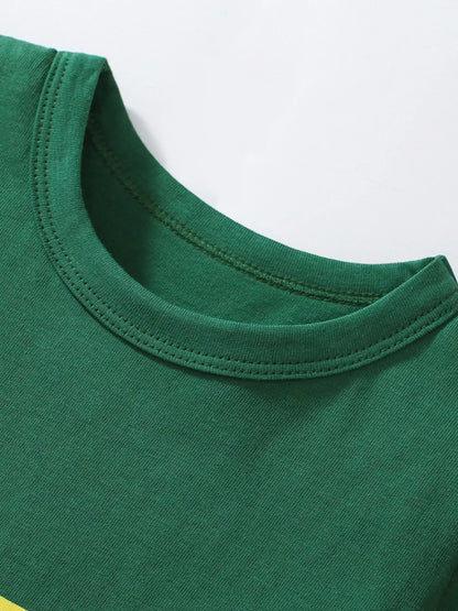 Children's Animal Graphic Short Sleeve T-Shirt