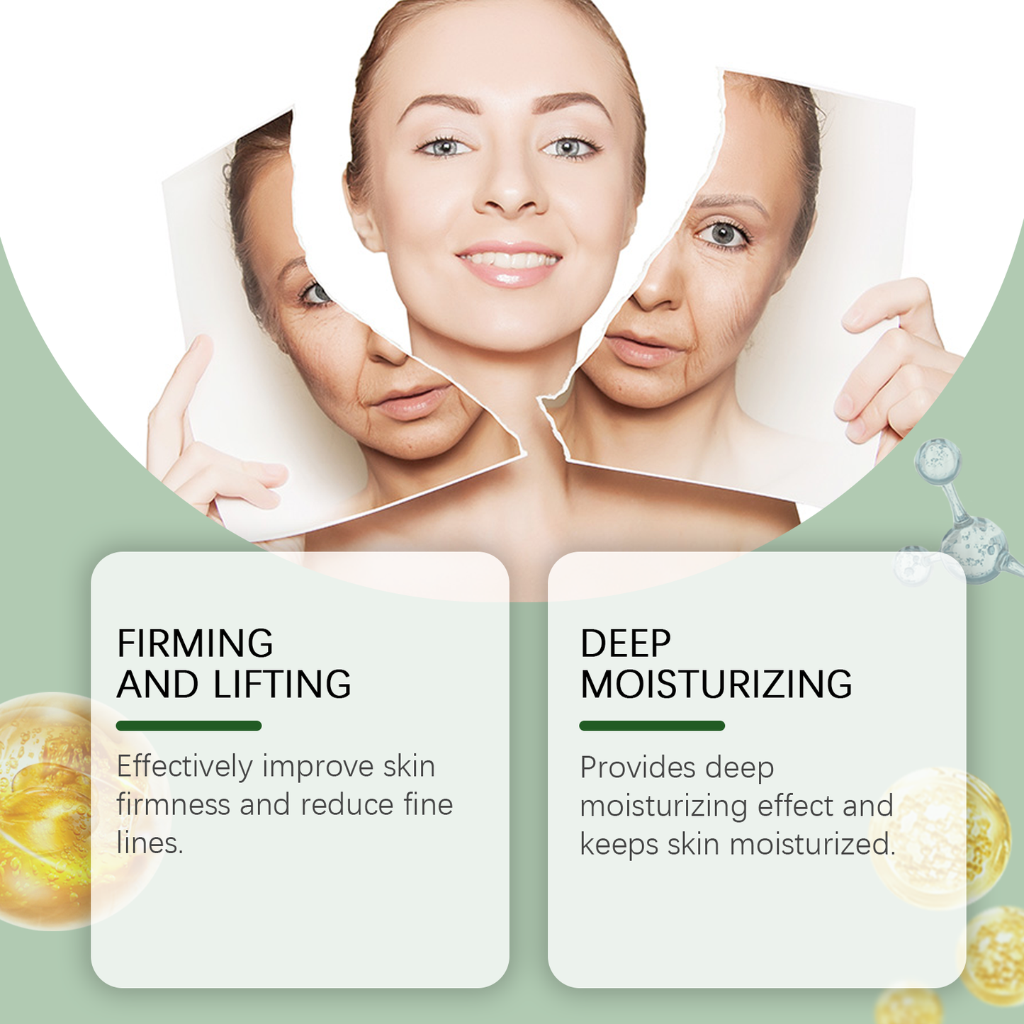 EELHOE Firming Moisturizer Hydrates And Lifts Care For Facial Skin Soft Shine Brightening Cream