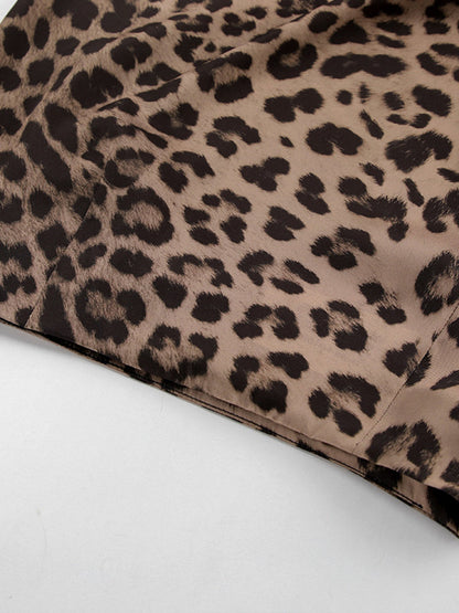 Leopard Print Maxi Skirt