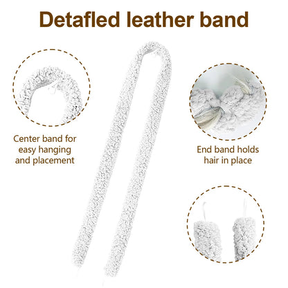 Satin Heatless Hair Curler, Lazy Natural Soft Wave DIY Heatless Curls For Sleep In Overnight, For All Hair Types - White