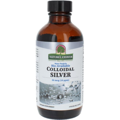 Nature's Answer - Colloidal Silver Liquid, Immune System Support (4 Fl Oz)
