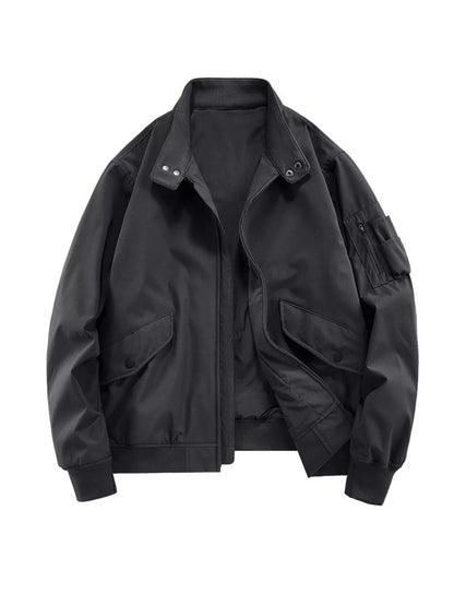 Men's Plus Size Casual Lightweight Zip Up Jacket