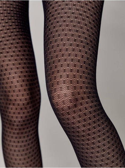 Conte Vision 30 Den - Fantasy Women's Tights with an openwork geometric pattern "dots" (20С-95СП)