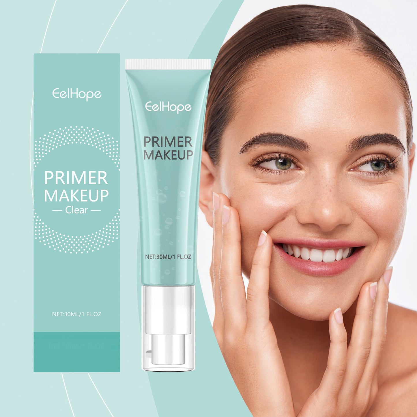 Eelhope Primer Moisturizes Tender Skin And Lightens Fine Lines Refreshing Non-Sticky Facial Primer