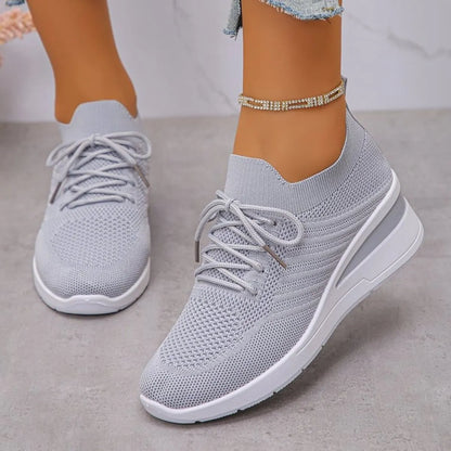 Lace Up Wedge Athletic