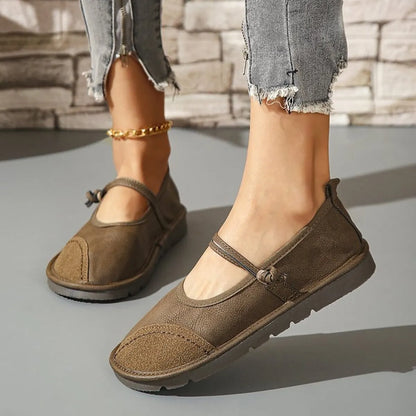 Round Toe Slip-Ons