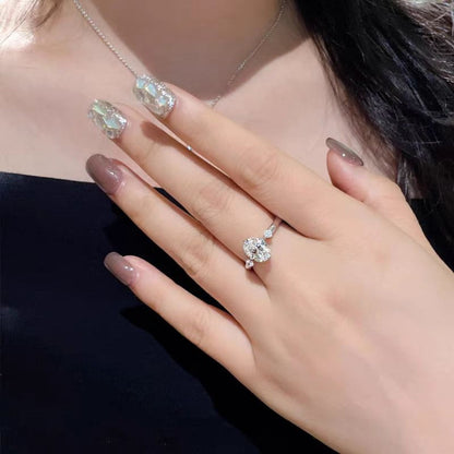2 Carat Moissanite 925 Sterling Silver Ring