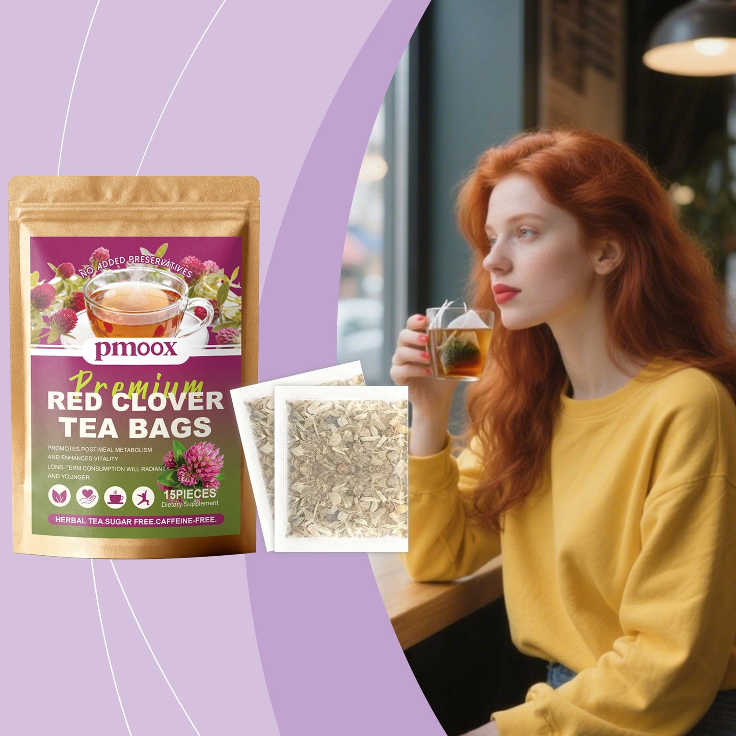 Red Clover Metabolism Conditioning Tea Bag