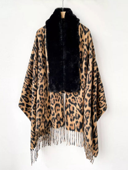 Faux Fur Fringe Scarf Wrap