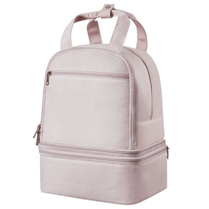 Breast Pump Backpack, Breast Feeding Bag With Ice Pack, Fits For S1/S2, Pumping Accessories & Breastmilk Storage, Portable Pump Carrying Case For Work, Travel And Family Use, Light Pink