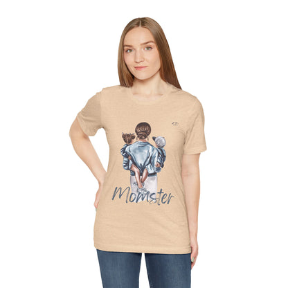 TS-075ML-24 Momster Love shirt Mom Gift Art Design