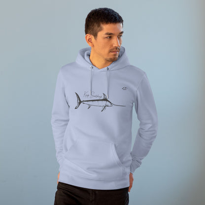 HD-054ML-24 Swordfish Hoodie Ocean Lover Swordfish Art Fishing Gift