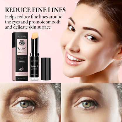 Jaysuing Retinol Eye Stick, Light Dark Circles And Fine Lines Under Eyes Firming Eye Cream Stick