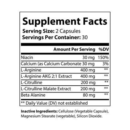 Argist L-Arginine Supplement (60 Capsules)