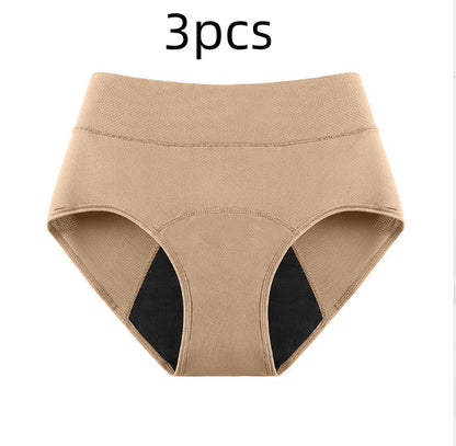 3-layer Absorbent Menstrual Women's Underwear With Breathable Holes