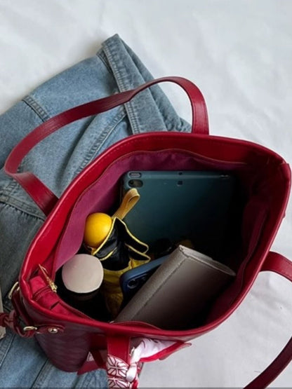 Diamond Pattern Tote Handbag
