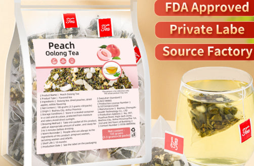 Ginseng Five Treasure Tea English Label Combination Health Tea Triangle Bag