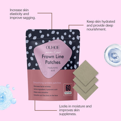 OUHOE Face Patch, Reduces Fine Lines On The Face With Eye Lines Facial Skin Moisturizing Care Patch
