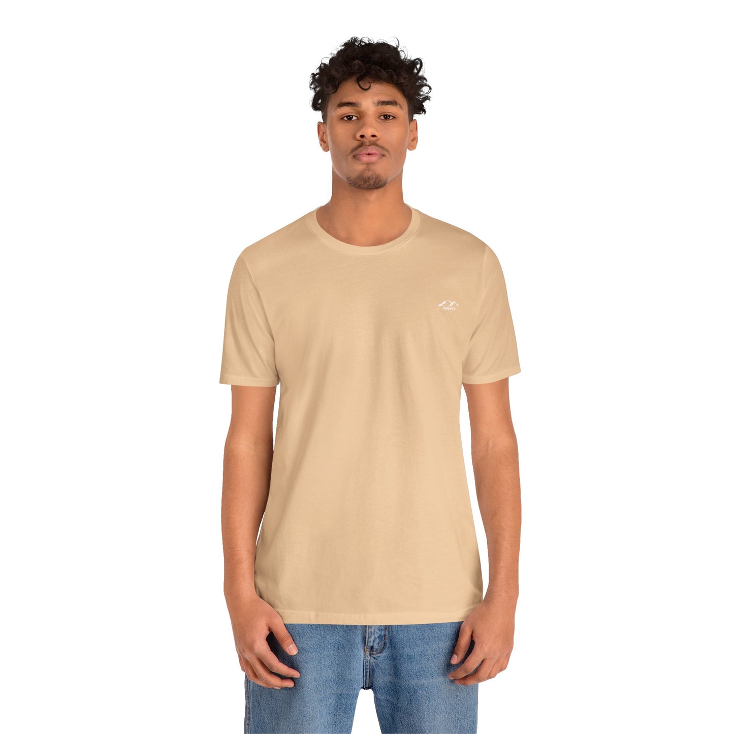TS-090BN-24 Unisex Cream Shades T-shirt for Women and Men Casual Wear