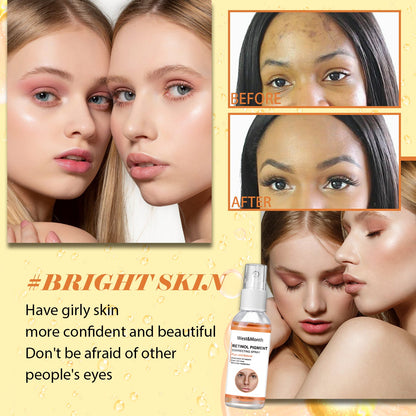West&Month Retinol Pigment Correcting Spray, Lightening Spots Moisturizing Whitening Skin Care Spray