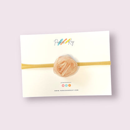Shimmering Rose Headband