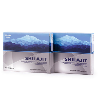 Blue Mountain Mumiyo Shilajit Tablets – 120 Count (2 x 60 Pack)
