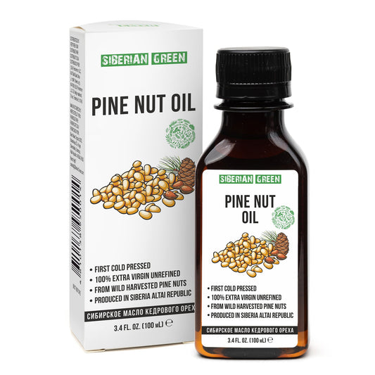 Extra Virgin Siberian Pine Nut Oil – 100% Pure & Cold Pressed
