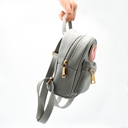The Sleepy Panda Buddy - Vegan Leather Ultra-Mini Backpack