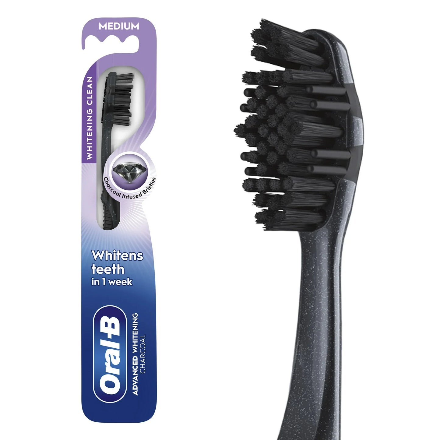 Charcoal Medium Toothbrush