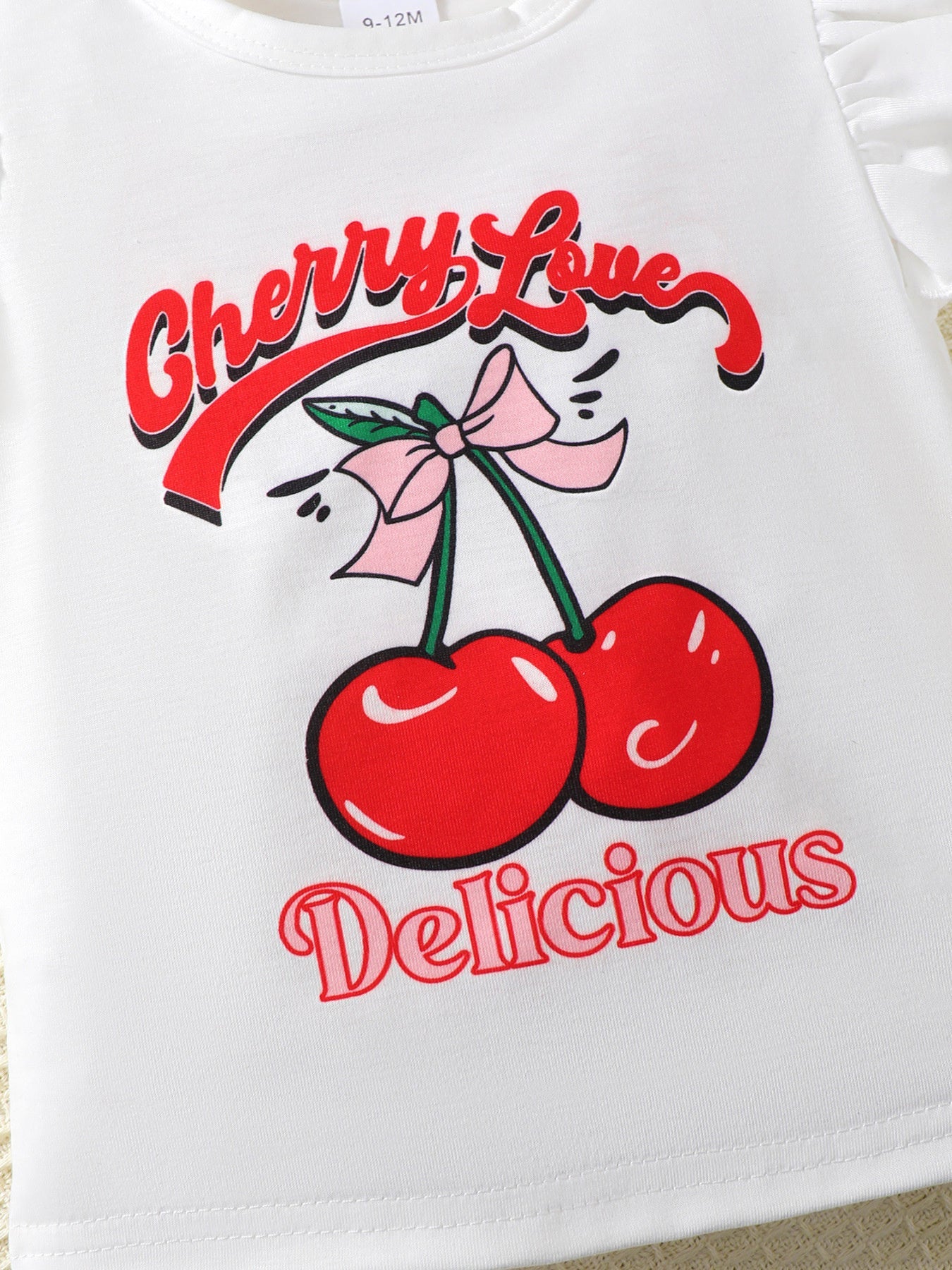 Children's Cherry Tee and Shorts Set