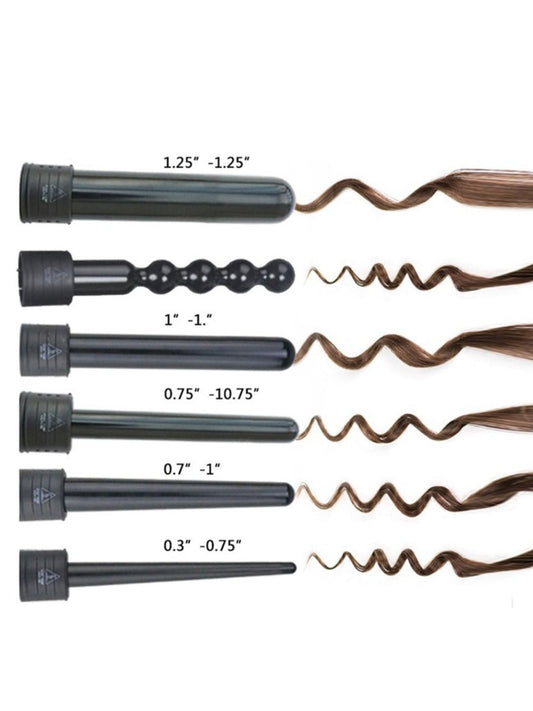6-in-1 Interchangeable Curling Iron