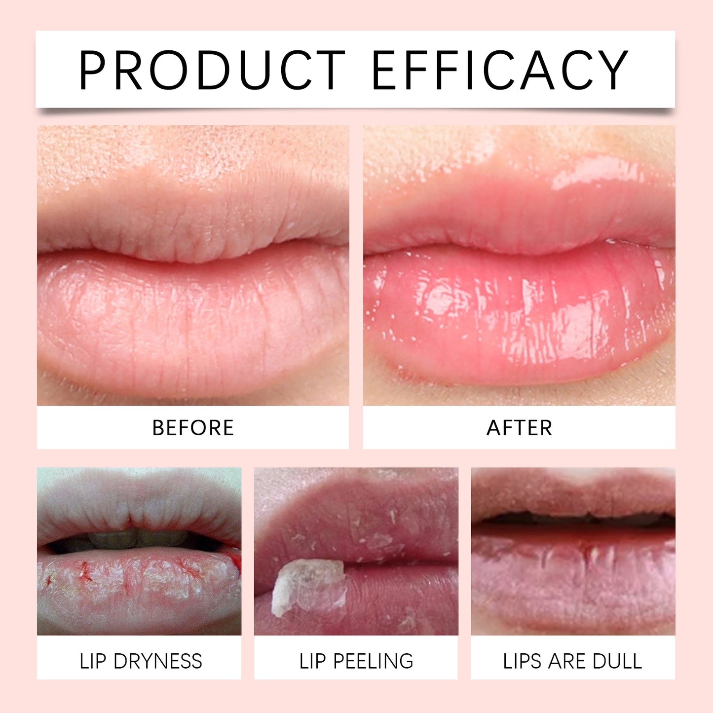 OUHOE Color Lip Balm Gently Moisturizes And Tenderizes Lips Skin Care Dull Lip Moisturizing Lip Balm