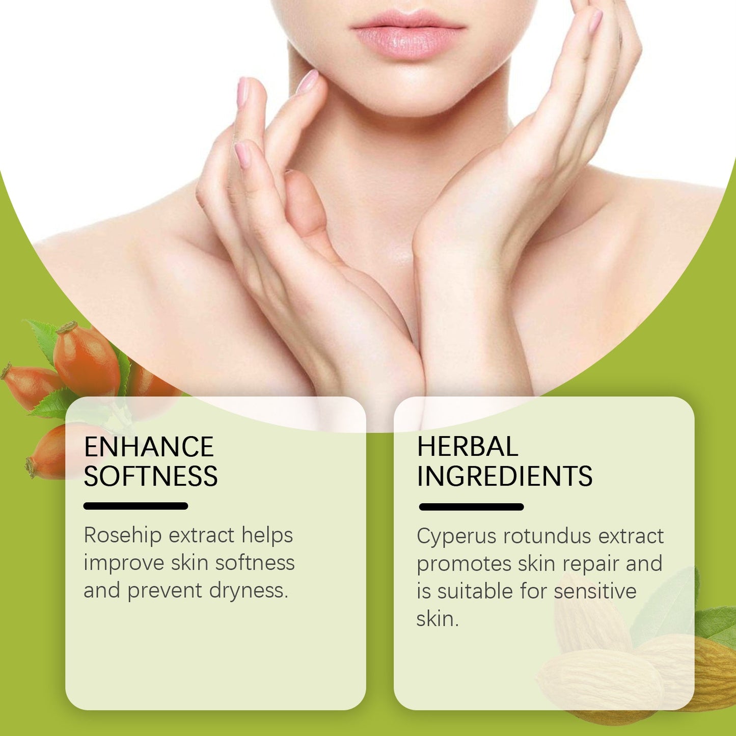 OUHOE Perfumed Hair Removal Essential Oil, Plant Essential Oil Gentle Care Smooth Body Skin Hair Removal Oil