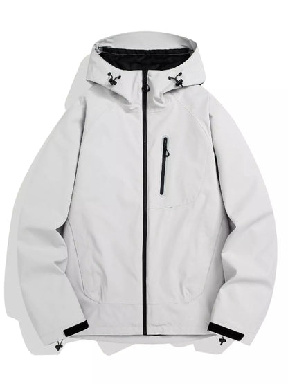 Men's Plus Size Lightweight Zip Up Jacket