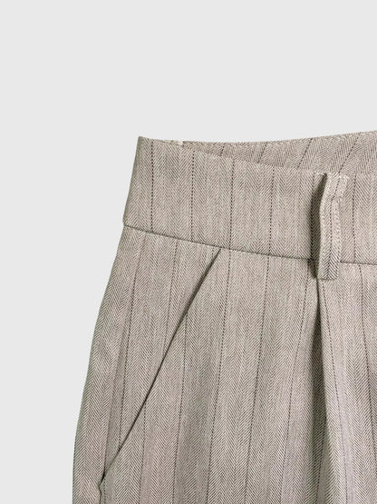 Sleeveless Top and Wide-Leg Pants Set