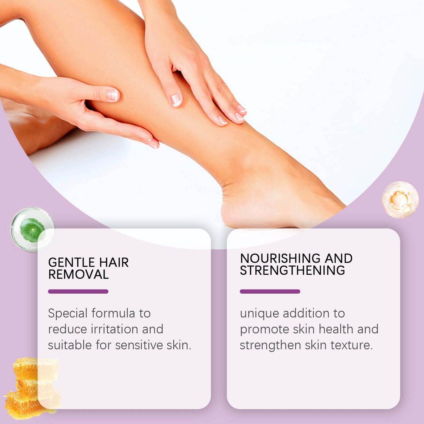 Jaysuing Body Skin Care, Hands, Legs, Body Skin Gentle, Clean, Smooth, Delicate And Skin-Friendly