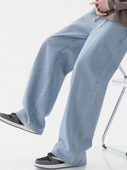 Men's Full Size Wide Leg Jeans Plus Size