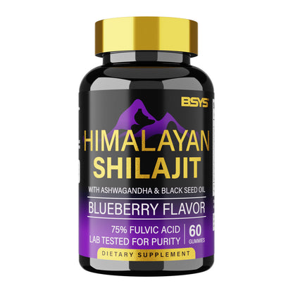 Himalayan Shilajit 8-in-1 Energy & Vitality Gummies supplement  | 60 Gummies