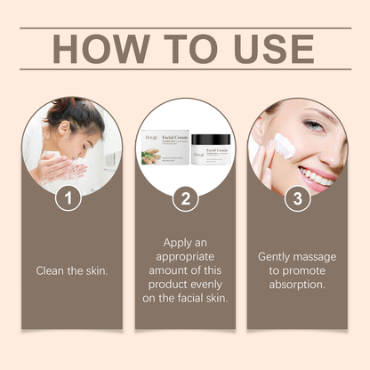Hoygi Yam Cream, Moisturizes, Hydrates And Soothes Facial Skin With Balanced Care Cream