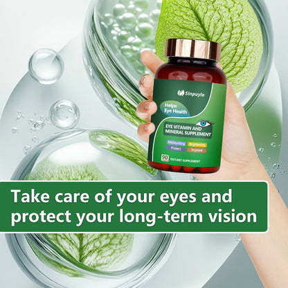 Halal Lutein Eye Health Vision Support Vitamin & Mineral Herbal Extract Lutein Supplement Capsules Lutein Capsules