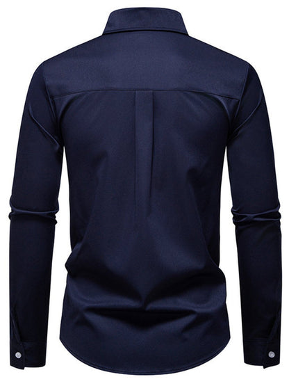 Men's Button Up Long Sleeve Shirt