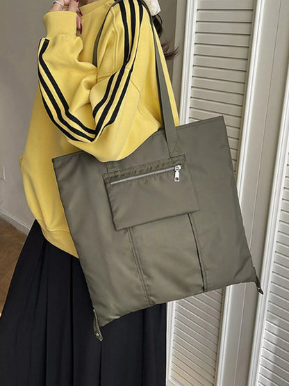 Casual Lightweight Nylon Shoulder Bag
