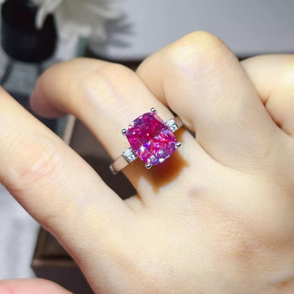 5 Carat Moissanite 925 Sterling Silver Ring