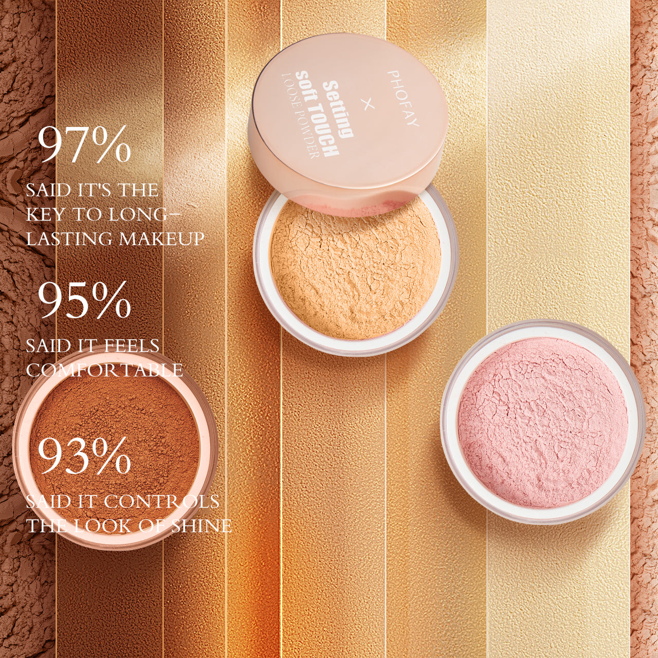 Phofay Long-Lasting Sweatproof Setting Powder – 10g