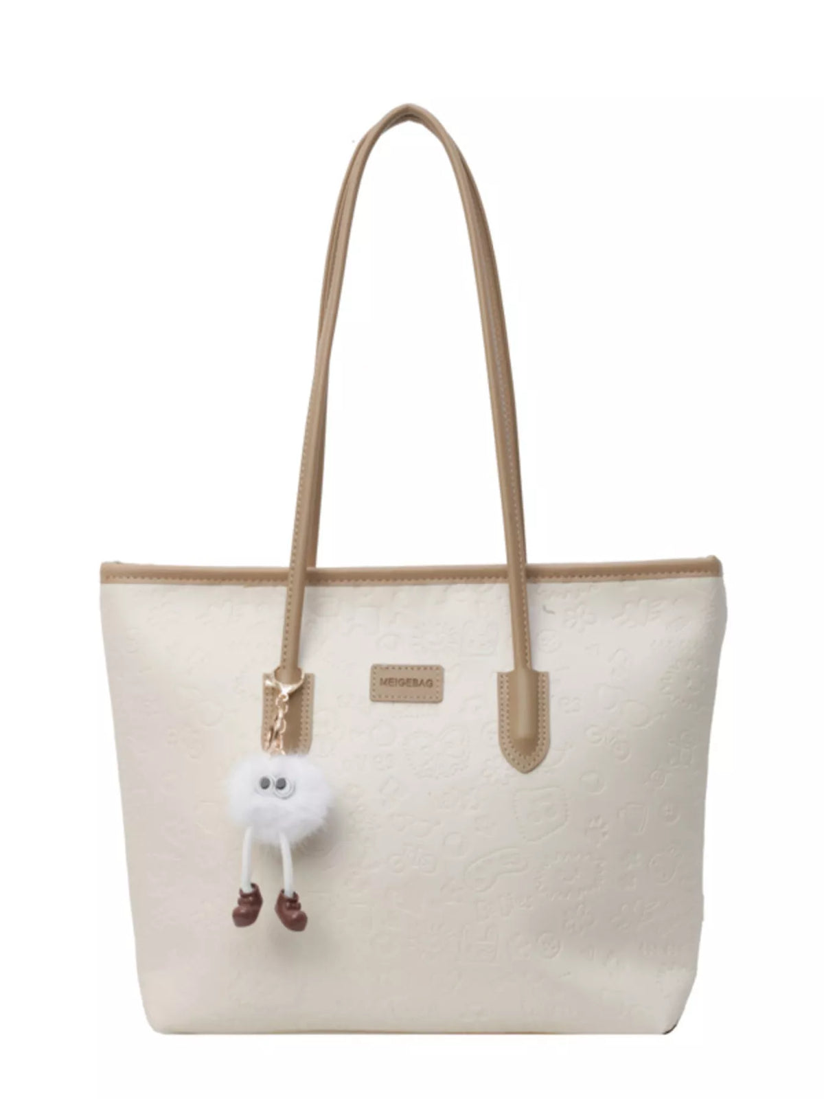 Embossed Pattern Tote Bag