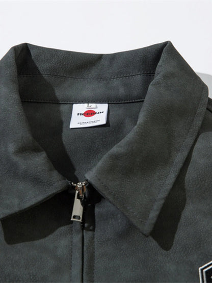 Men's Long Sleeve Zip-Up Jacket